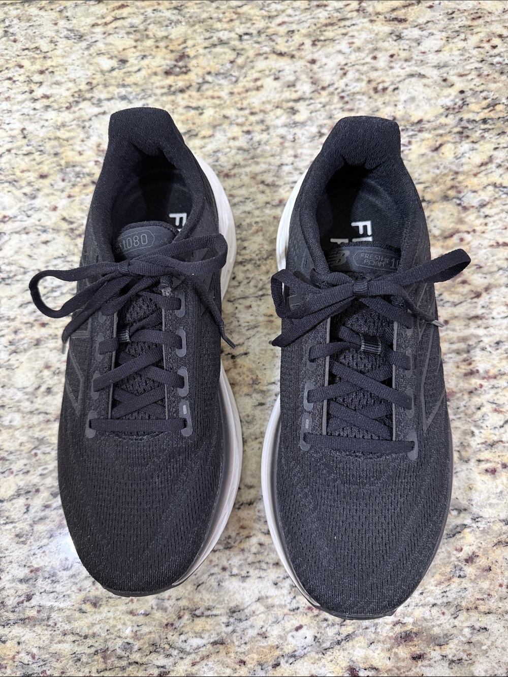 New Balance Fresh Foam X 1080 v13 Womens 7.5 Black Running Walking Shoes Comfort